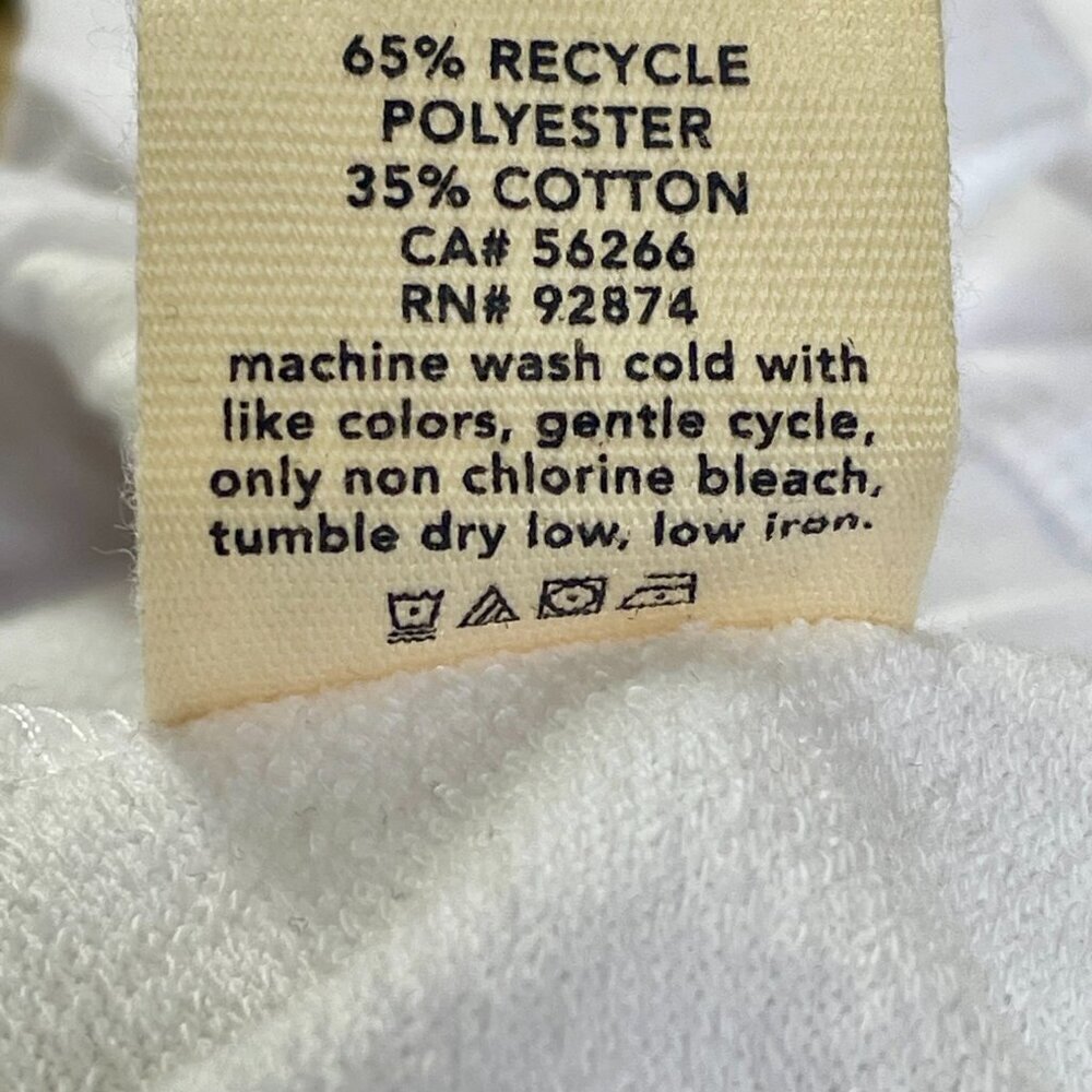 NWT Splendid Terry Drawstring Waist Eco Shorts White Womens S (4-6) Beach Summer - Picture 8 of 13